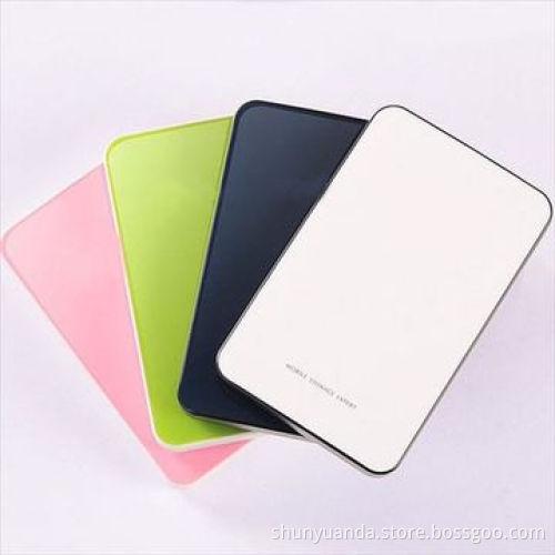 Fashionable shockproof encryption Portable Mobile HDD 1tb USB 3.0 Hard Disk